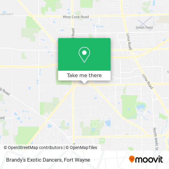 Brandy's Exotic Dancers map