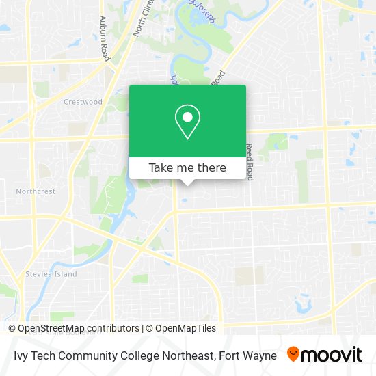 Mapa de Ivy Tech Community College Northeast