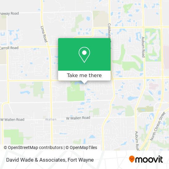 David Wade & Associates map