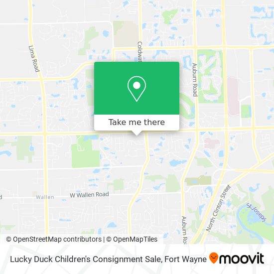Lucky Duck Children's Consignment Sale map