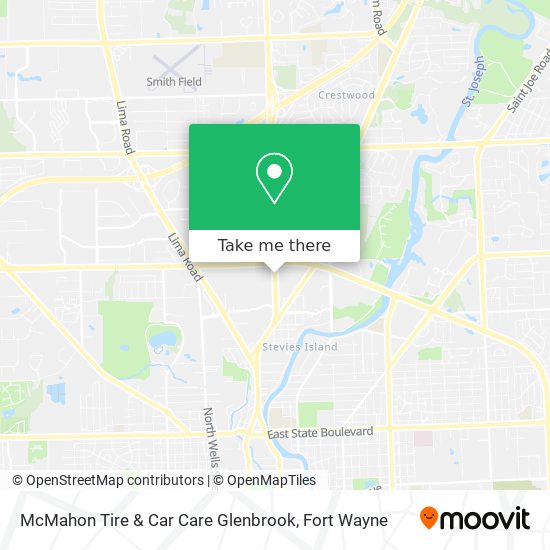 McMahon Tire & Car Care Glenbrook map