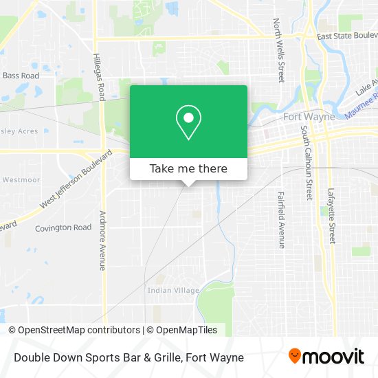 Double Down Sports Bar & Grille map