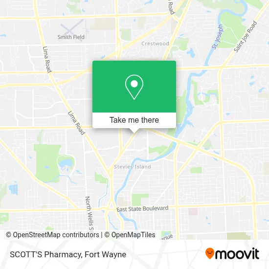 SCOTT'S Pharmacy map