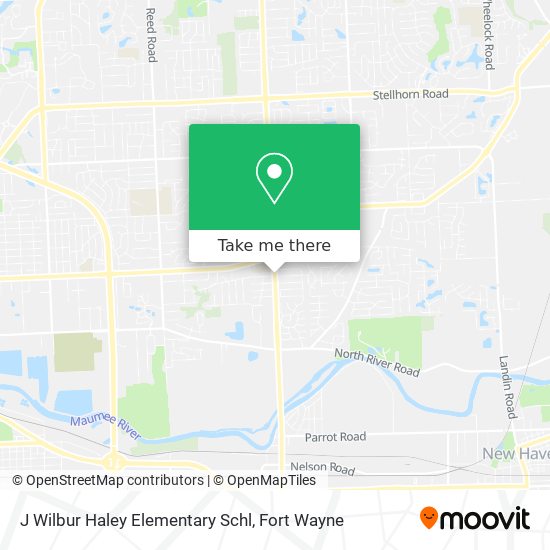 J Wilbur Haley Elementary Schl map