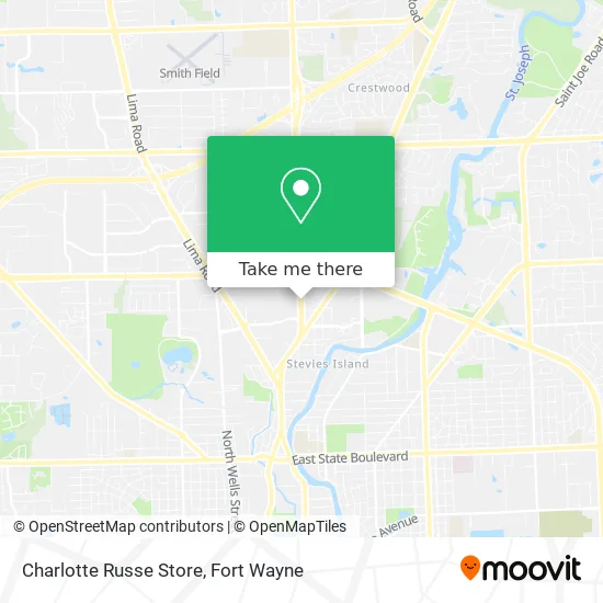 Charlotte Russe Store map