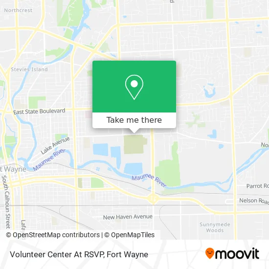 Mapa de Volunteer Center At RSVP