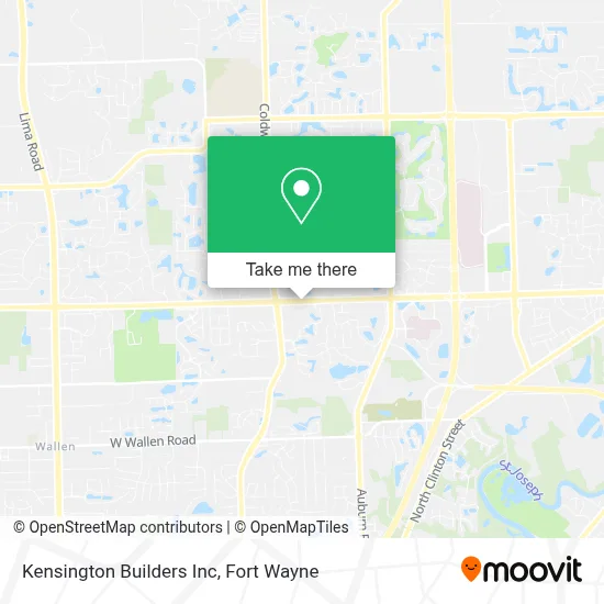 Kensington Builders Inc map