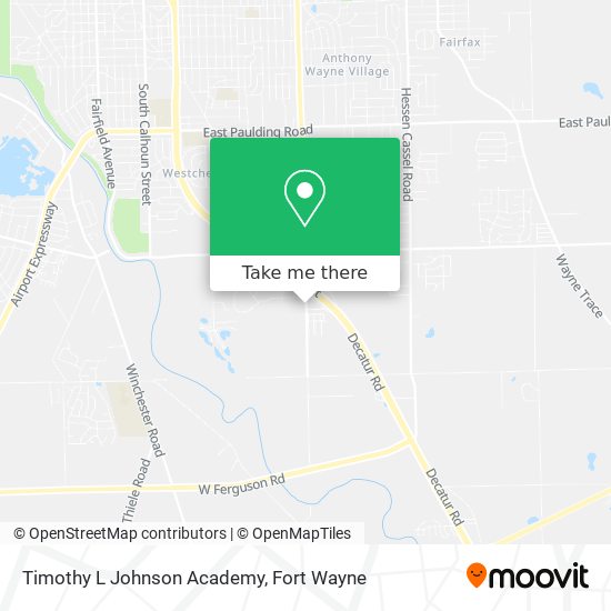 Mapa de Timothy L Johnson Academy