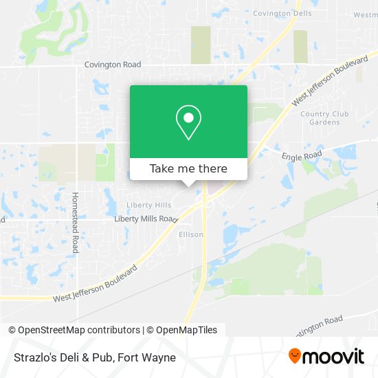 Strazlo's Deli & Pub map