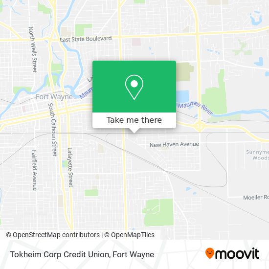 Tokheim Corp Credit Union map