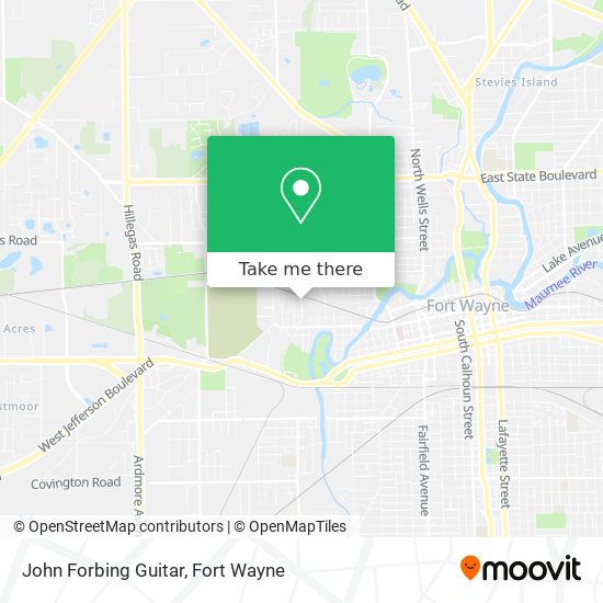John Forbing Guitar map