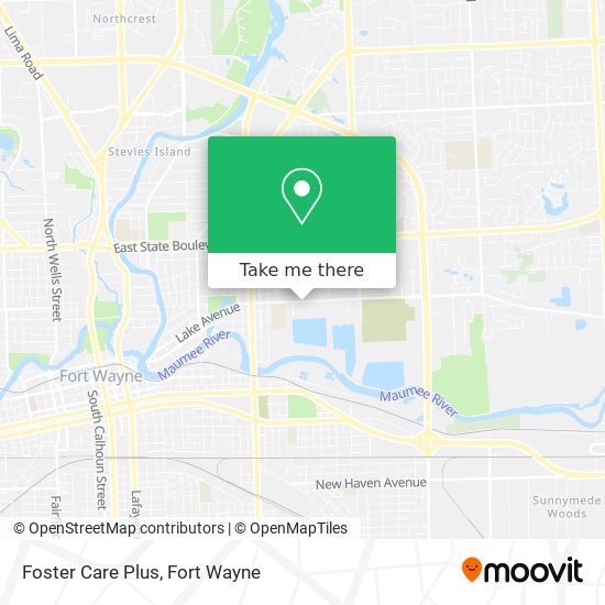 Mapa de Foster Care Plus