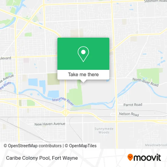 Mapa de Caribe Colony Pool