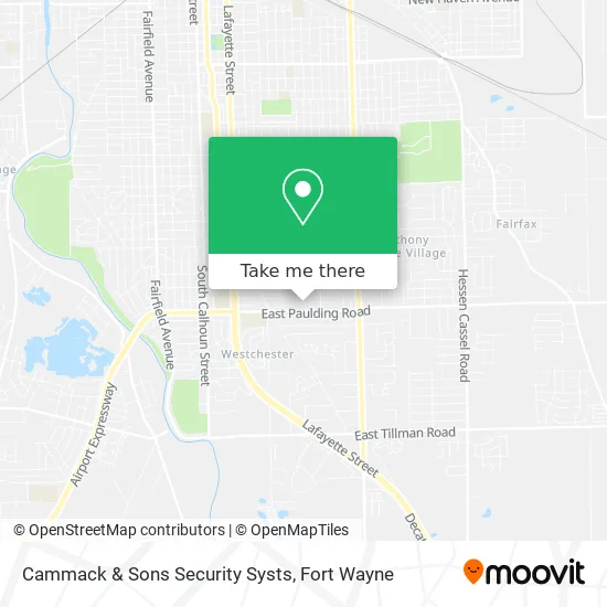 Cammack & Sons Security Systs map