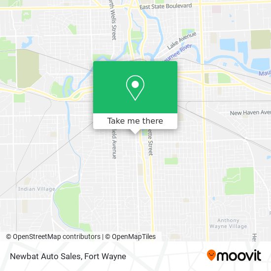 Newbat Auto Sales map