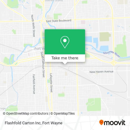 Flashfold Carton Inc map
