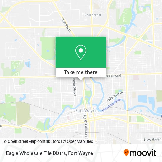 Eagle Wholesale Tile Distrs map