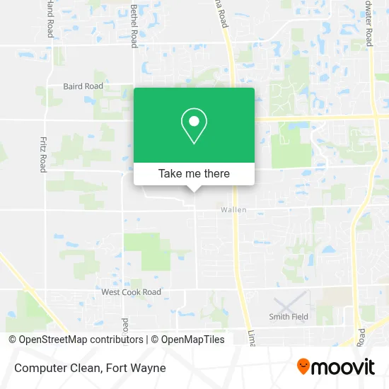Computer Clean map