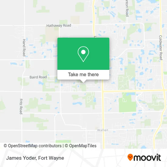 James Yoder map
