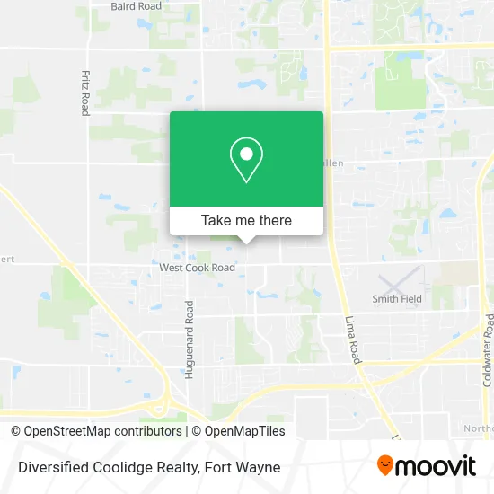 Diversified Coolidge Realty map