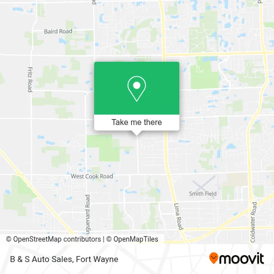 B & S Auto Sales map