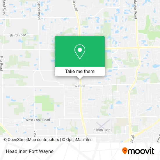 Headliner map