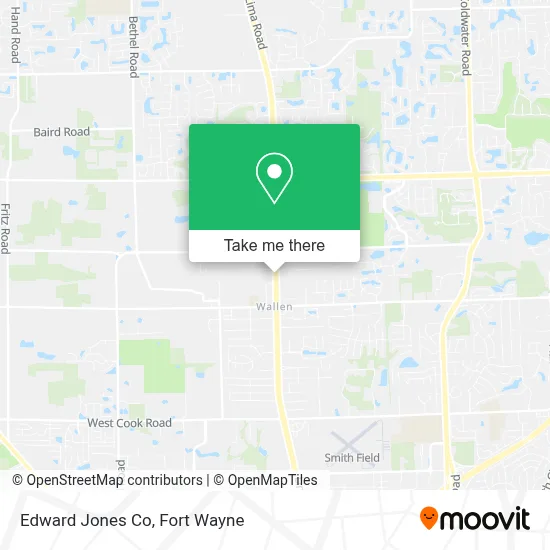 Edward Jones Co map
