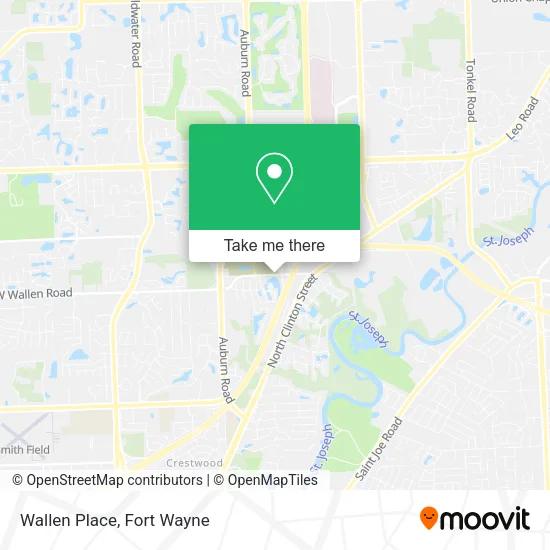 Wallen Place map
