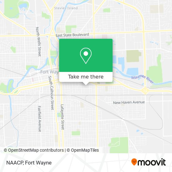 Mapa de NAACP
