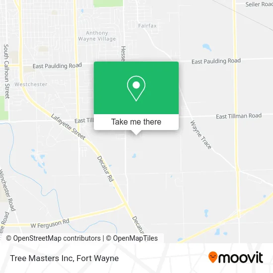 Mapa de Tree Masters Inc