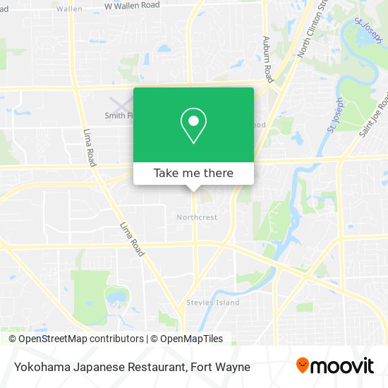 Yokohama Japanese Restaurant map