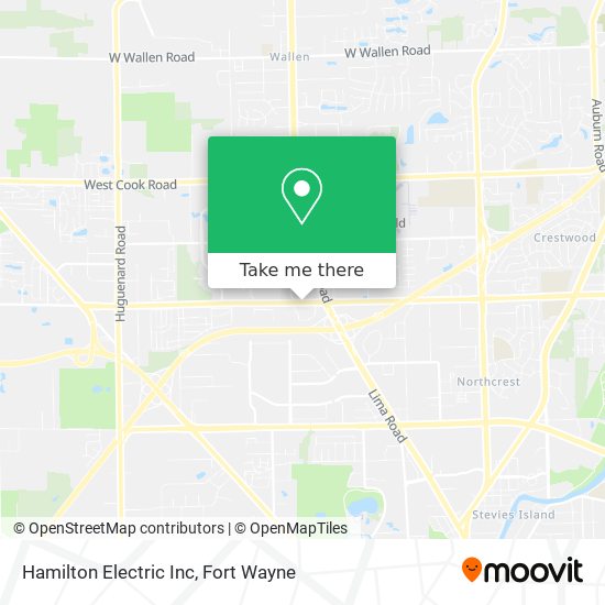 Mapa de Hamilton Electric Inc