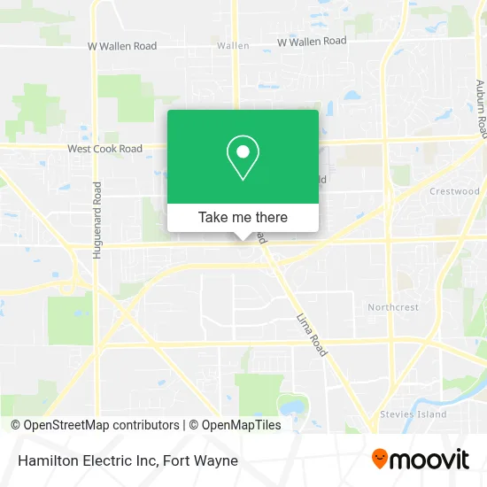 Hamilton Electric Inc map