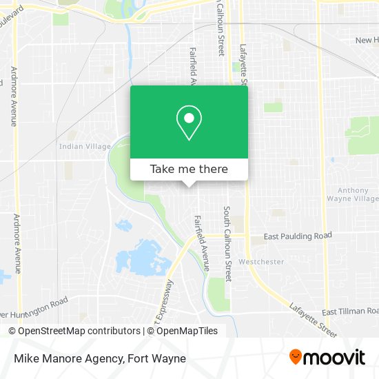 Mapa de Mike Manore Agency