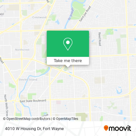 4010 W Housing Dr map