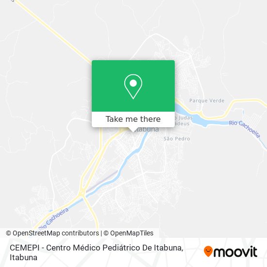 Mapa CEMEPI - Centro Médico Pediátrico De Itabuna