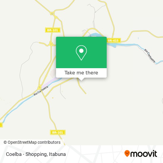 Coelba - Shopping map