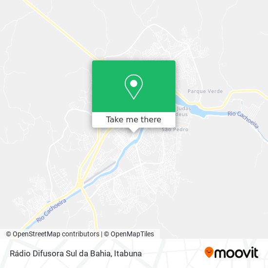 Rádio Difusora Sul da Bahia map