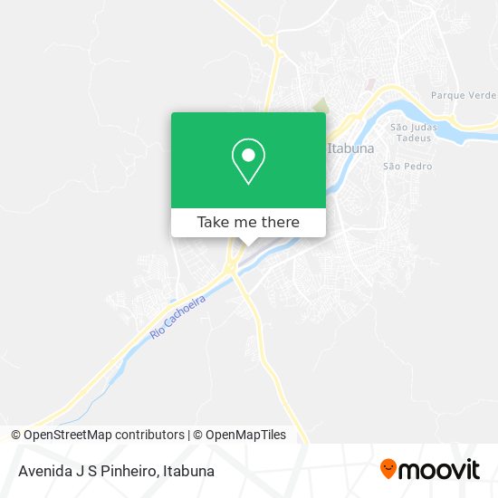 Mapa Avenida J S Pinheiro