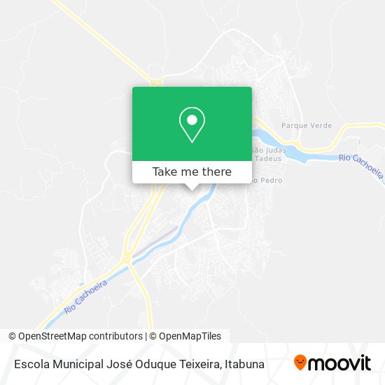 Mapa Escola Municipal José Oduque Teixeira