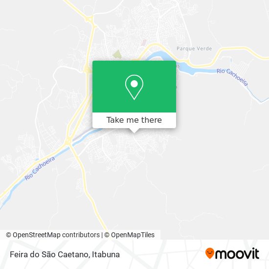 Mapa Feira do São Caetano