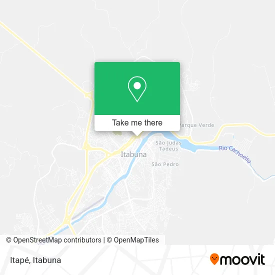 Itapé map