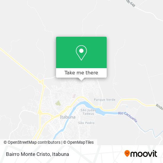 Bairro Monte Cristo map
