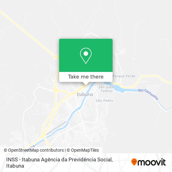 Mapa INSS - Itabuna Agência da Previdência Social