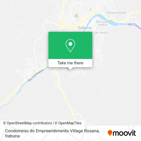 Condominio do Empreendimento Village Rosana map