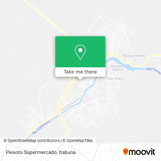 Mapa Peixoto Supermercado