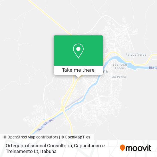 Mapa Ortegaprofissional Consultoria, Capacitacao e Treinamento Lt