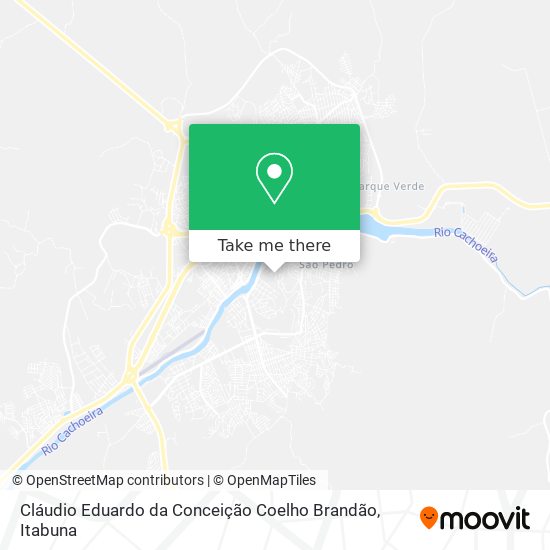 Mapa Cláudio Eduardo da Conceição Coelho Brandão