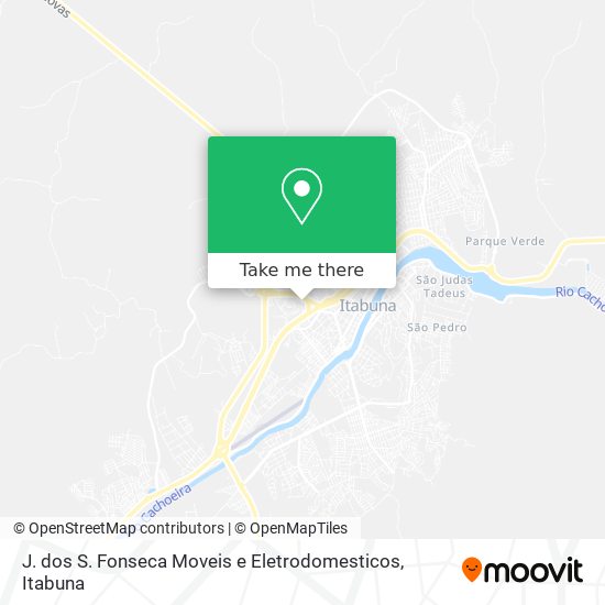 Mapa J. dos S. Fonseca Moveis e Eletrodomesticos