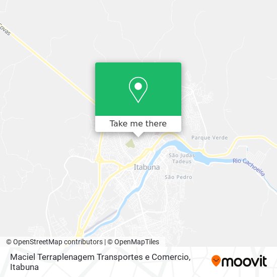 Mapa Maciel Terraplenagem Transportes e Comercio